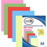 Artlantis 80 gr Renkli A4 Fotokopi Kağıdı 100 Sayfa 1 Paket Yüksek Baskı Kalitesi ile