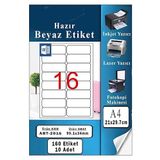 Artlantis A4 Hazır Etiket 99.1X34 mm 10 Sayfa 1 Paket Kendinden Yapışkanlı Fotokopi Lazer Inkjet Kağıdı Yazıcılar Için Uyumlu