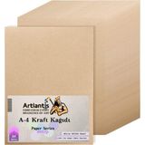 Artlantis A4 Kraft Kağıt 80 gr 100 Adet Artlantis Kraft Saman Kağıt 100 Adet - A-4 - standart