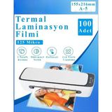 Artlantis A5 125 Mikron 100 Adet Parlak Laminasyon Filmi