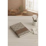 Artlantis A5 2026 Desenli Ajanda 168 Yaprak Suni Deri Kapaklı Günlük Ajanda Ayraçlı Planlayıcı Ajanda 15x21cm