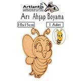 Artlantis Ahşap Boyama Böcekler 1 Adet 10X15CM Boyama Böcek Figürleri Etkinlik Çocuk Gelişim Motor Beceri Kreş Anasınıfı - Mor
