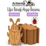 Artlantis Ahşap Boyama Böcekler 10 Adet 10X15CM Boyama Böcek Figürleri Etkinlik Çocuk Gelişim Motor Beceri Kreş Anasınıfı - Lila
