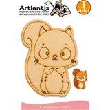 Artlantis Ahşap Boyama Hayvanlar 1 Adet 10X15 Set1 Hayvan Boyama Figürü Etkinlik Çocuk Gelişim Motor Beceri Anasınıfı Kreş - Turuncu