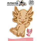Artlantis Ahşap Boyama Hayvanlar 20 Adet 10X15 Set1 Hayvan Boyama Figürü Etkinlik Çocuk Gelişim Motor Beceri Anasınıfı Kreş - Beyaz