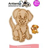 Artlantis Ahşap Boyama Hayvanlar 20 Adet 10X15 Set1 Hayvan Boyama Figürü Etkinlik Çocuk Gelişim Motor Beceri Anasınıfı Kreş - Pembe