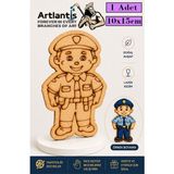 Artlantis Ahşap Boyama Meslekler 1 Adet 10X15 Meslek Boyama Figürü Etkinlik Çocuk Gelişim Motor Beceri Anasınıfı Kreş - Lila