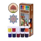 Artlantis Ahşap Boyası 10 Renk 20ml 1 Paket Südor 10 Lu Ahşap Boya Yüksek Kapatıcılık Canlı Renkle Hızlı Kuruma Mdf Biblo Hobi Çok Renkli