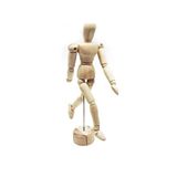 Artlantis Ahşap İnsan Modeli 20 cm 1 Adet İnsan Figürlü Ahşap Model Manken Resim Ressam Eğitimi Tahta Adam Kukla Stilist