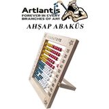 Artlantis Ahşap Mishap 1 Adet Naturel Sayı Sayma Boncuğu Lüks Ahşap Abaküs Okul Öncesi 1. Sınıflar Için - Standart