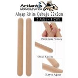 Artlantis Ahşap Ritim Çubuğu 2 Adet 1 Çift Okul Öncesi Eğitici Anaokulu Ritim Tokmağı Çubukları Çocuk Etkinlik