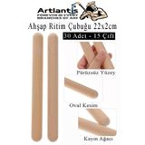 Artlantis Ahşap Ritim Çubuğu 30 Adet 15 Çift Okul Öncesi Eğitici Anaokulu Ritim Tokmağı Çubukları Çocuk Etkinl