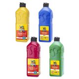 Artlantis Akrilik Boya 1000 gr 4 Renk 1 Paket Su Bazlı Akrilik Boyası Hobi Sanatsal Boya Tuval Ahşap Metal Ağaç Taş Beton (Çok Renkli)