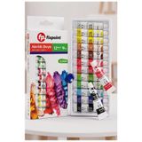 Artlantis Akrilik Boya 12 Renk 9ml Tüp 1 Adet Fixpoint P-3608 12 li Akrilik Boya Resim Dersi Tuval Ahşap Taş B