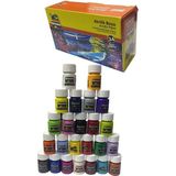 Artlantis Akrilik Boya 24 Renk 17 ml 1 Paket Nova Color Akrilik Boya Seti 24 Lü Kağıt Tuval Ahşap Cam Duvar Metal Boyama