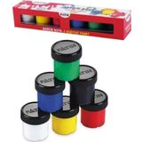 Artlantis Akrilik Boya 6 Renk 25 ml 1 Paket Fatih Akrilik Boya Seti 6 Lı Su Bazlı Şişe Içerisinde Okul Resim Sınıf