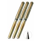 Artlantis Altın Sarı İmza Kalemi 3 Adet Uniball Signo Broad 1.0 mm Roller Pilot Kalem Um-153 Yaldızlı Davetiye