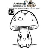 Artlantis Alüminyum Folyo Kabartma Seti A3 30X40 cm 1 Paket Aliminyum Folyo Seti Kabartma Seti Sanatsal Hobi El Becerisi Geliştir - Standart - Kahverengi