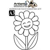 Artlantis Alüminyum Folyo Kabartma Seti A3 30X40 cm 1 Paket Aliminyum Folyo Seti Kabartma Seti Sanatsal Hobi El Becerisi Geliştir - Standart - Krem
