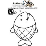 Artlantis Alüminyum Folyo Kabartma Seti A3 30X40 cm 1 Paket Aliminyum Folyo Seti Kabartma Seti Sanatsal Hobi El Becerisi Geliştir - Standart - Mavi