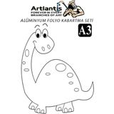 Artlantis Alüminyum Folyo Kabartma Seti A3 30X40 cm 1 Paket Aliminyum Folyo Seti Kabartma Seti Sanatsal Hobi El Becerisi Geliştir - Standart - Mor