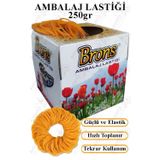 Artlantis Ambalaj Lastiği 250 Gr 1 Paket Brons Para Lastigi Paket Lastiği Kopmaz %100 Kauçuk Elastik Kaliteli