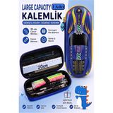 Artlantis Araba Kabartmalı Bölmeli Kalemlik 1 Adet P-5953 Erkek Çocuk Okul Kalem Kutusu 3 Boyutlu Sevimli Karikatür Hediyelik - Mavi