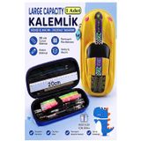 Artlantis Araba Kabartmalı Bölmeli Kalemlik 1 Adet P-5953 Erkek Çocuk Okul Kalem Kutusu 3 Boyutlu Sevimli Karikatür Hediyelik