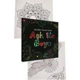 Artlantis Aşk İle Boya Büyüklere Boyama Kitabı 1 Adet Ema Boyama Kitabı Büyükler İçin Mandala Yaratıcı Boyama
