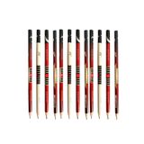 Artlantis Atatürk Yuvarlak Kurşun Kalem 12 Adet 1 Paket Fatih Kurşun Kalem 2B Siyah Kurşun Kalem Atatürk Desenli 2 B Kalem