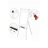 Artlantis Ayaklı Yazı Tahtası Beyaz 40x55 cm Teleskobik Ayaklı 1 Adet Alüminyum Kolay Silinebilir Ergomik Beyaz Yazı Tahtası