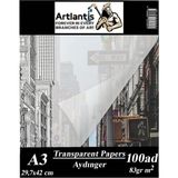 Artlantis Aydınger Kağıdı A3 83 gr 100'lü Eskiz Kağıdı 1 Paket Artlantis Aydınger Kağıt 29,7X42 cm 1 Paket - A3 29,7x42 cm - Krem - Standart