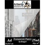 Artlantis Aydınger Kağıdı A4 83 gr 25'li Eskiz Kağıdı 1 Paket - Krem - Standart