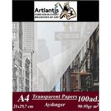 Artlantis Aydınger Kağıdı A4 90 gr 100'lü Eskiz Kağıdı 1 Paket - Krem - Standart