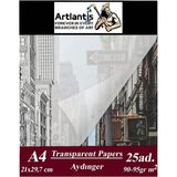 Artlantis Aydınger Kağıdı A4 90 gr 25'li Eskiz Kağıdı 1 Paket - Krem - Standart