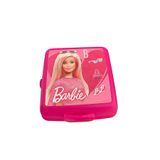 Artlantis Barbie Beslenme Kutusu Pembe 4 Bölmeli Kız Figürlü 1 Adet Yemek Saklama Kabı Pembe Beslenme Çantası