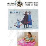 Artlantis Beslenme Bezi Kız Modeli Yıkanabilir 32x47 cm 1 Adet Beslenme Örtüsü Okul Öncesi Kreş Anasınıfı İlkokul İçin İdeal
