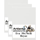 Artlantis Beyaz Eva 50 x 70 cm 3 Adet Eva Süngeri Okul Kreş Anasınıfı Elişi Etkinlikleri - Standart - 50x70cm