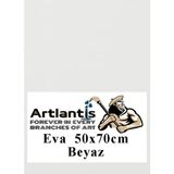 Artlantis Beyaz Eva 50X70 cm 1 Adet Eva Süngeri Okul Kreş Anasınıfı Elişi Etkinlikleri - Standart - 50x70cm