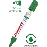 Artlantis Beyaz Yazı Tahta Kalemi Doldurulabilir 1 Adet Penmark Yazı Tahta Kalemi Doldurulabilir Kolay Silinebilir Tahta Kalemi Okul Sınıf - Yeşil