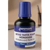 Artlantis Beyaz Yazı Tahta Kalemi Mürekkebi 30 ml 1 Adet Penmark Tahta Kalemi Mürekkepi Kolay Silinebilir Doldurulabilir Canlı Renk - Mavi