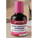 Artlantis Beyaz Yazı Tahta Kalemi Mürekkebi 30 ml 1 Adet Penmark Tahta Kalemi Mürekkepi Kolay Silinebilir Doldurulabilir Canlı Renk - Pembe