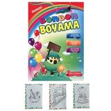 Artlantis Boyama Kitabı Kalın 1 Adet 3-6 Yaşa Uygun Boyama Kitabı 64 Sayfa Çek Kopar Boya Bonbon Boyama Okul Öncesi Kreş Anasınıfı Kırmızı
