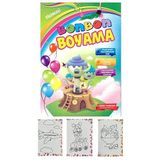 Artlantis Boyama Kitabı Kalın 1 Adet 3-6 Yaşa Uygun Boyama Kitabı 64 Sayfa Çek Kopar Boya Bonbon Boyama Okul Öncesi Kreş Anasınıfı - Yeşil