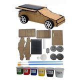 Artlantis Boyanabilir Güneş Enerjili Araba Yapım Seti 1 Paket Güneş Paneli Motor Çark Dişli Şaft Deney Seti Solar Enerjili Araba