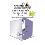Artlantis Büro Klasörü Lila Geniş 1 Adet Plastik Geniş Lila Klasör Halkalı Paslanmaz Çelik Klipsli 1 Adet