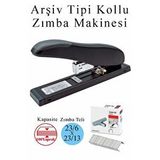 Artlantis Büyük Boy Zımba Makinesi 1 Adet Arşiv Tipi Zımba Makinası 100 Sayfa Kapasite Zımba Teli Hediyeli Kollu Zımba Makinası Çok Renkli