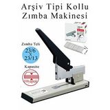 Artlantis Büyük Boy Zımba Makinesi 1 Adet Arşiv Tipi Zımba Makinası 100 Yaprak Kapasiteli Zımba Teli Hediyeli Kollu Zımba Makinası Çok Renkli