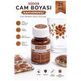 Artlantis Cam Boyası Vitray Boyası 25 ml 1 Adet Südor Su Bazlı Renkli Cam Vitray Boyası Sanat Hobi