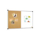 Artlantis Çift Fonksiyonlu Yazı Tahtası ve Mantar Pano 60x90 cm 1 Adet Alüminyum Çerçeveli Yazı Tahta Kalemi ve Silgisi Harita Çivisi
